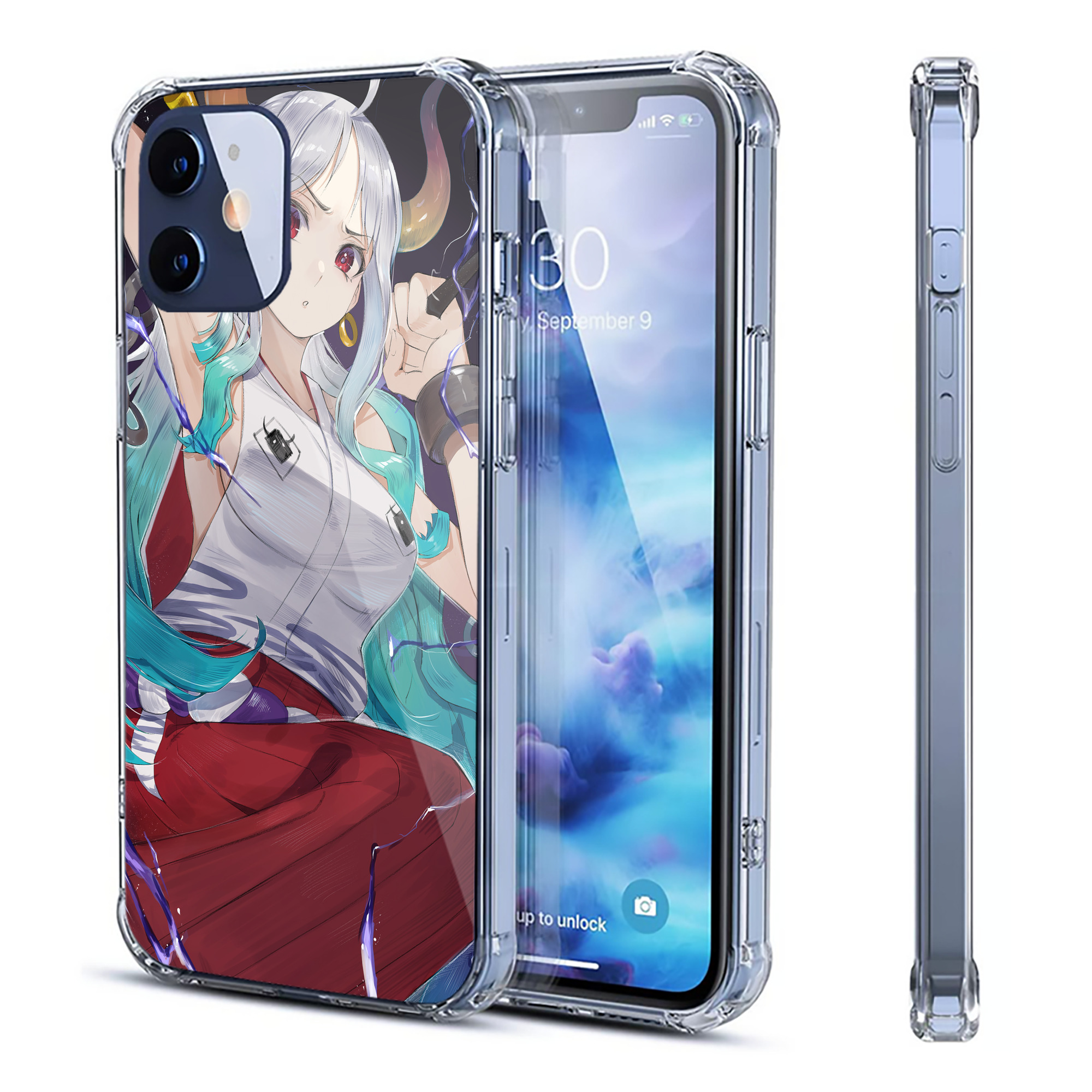 （画像用） ワンピース ONE PIECE 【iPhone 12シリーズ対応】透明スマホケース（クリアソフトケース）